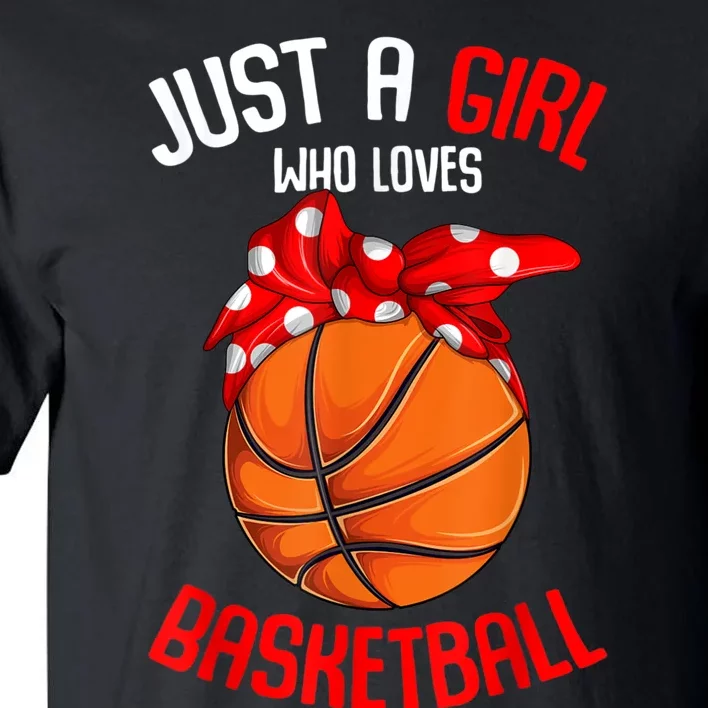 Just Who Loves Basketball Tall T-Shirt