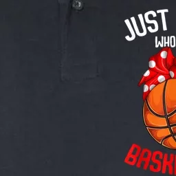 Just Who Loves Basketball Softstyle Adult Sport Polo