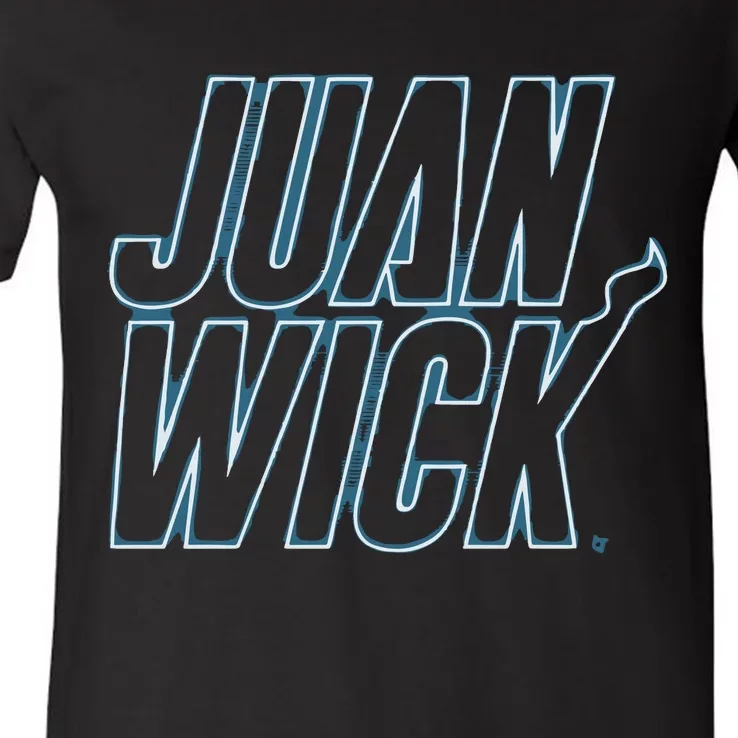 Juan Wick Miami Basketball V-Neck T-Shirt