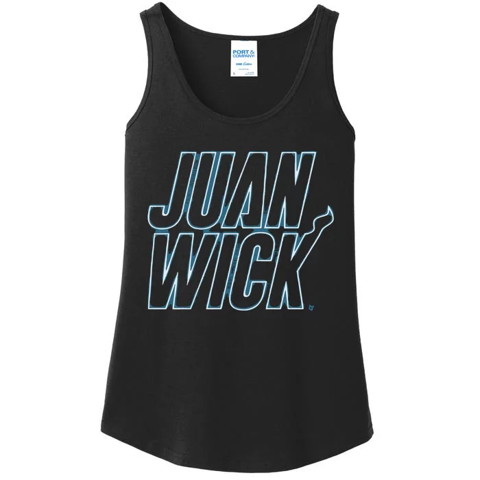 Juan Wick Miami Basketball Ladies Essential Tank