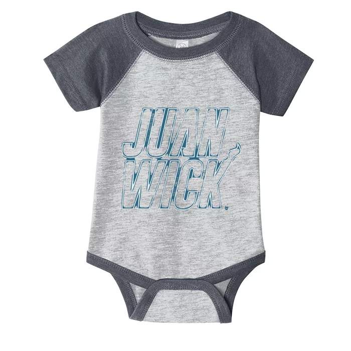 Juan Wick Miami Basketball Infant Baby Jersey Bodysuit