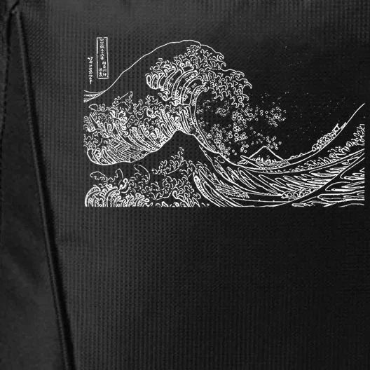 Japanese Wave Ocean Traditional Japan Graphic City Backpack