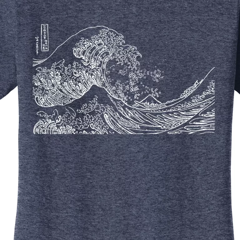 Japanese Wave Ocean Traditional Japan Graphic Women's T-Shirt