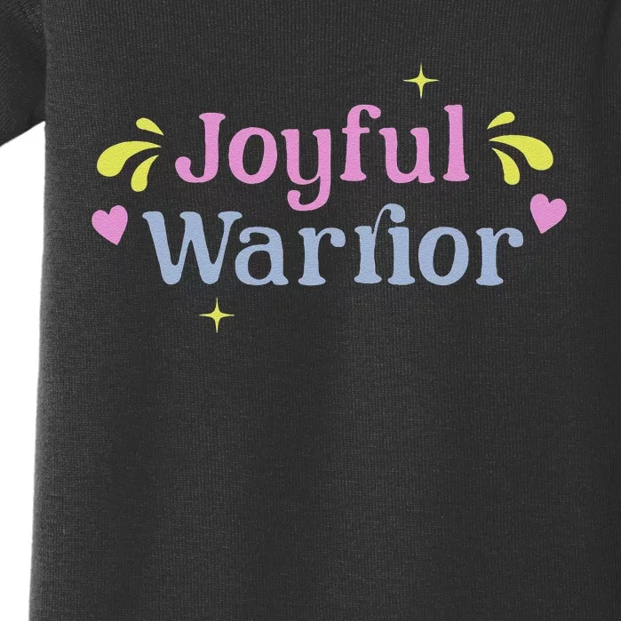 Joyful Warrior President Kamala Harris Tim Walz Waltz 2024 Baby Bodysuit