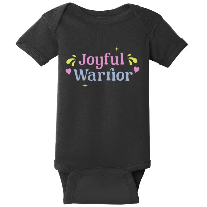 Joyful Warrior President Kamala Harris Tim Walz Waltz 2024 Baby Bodysuit