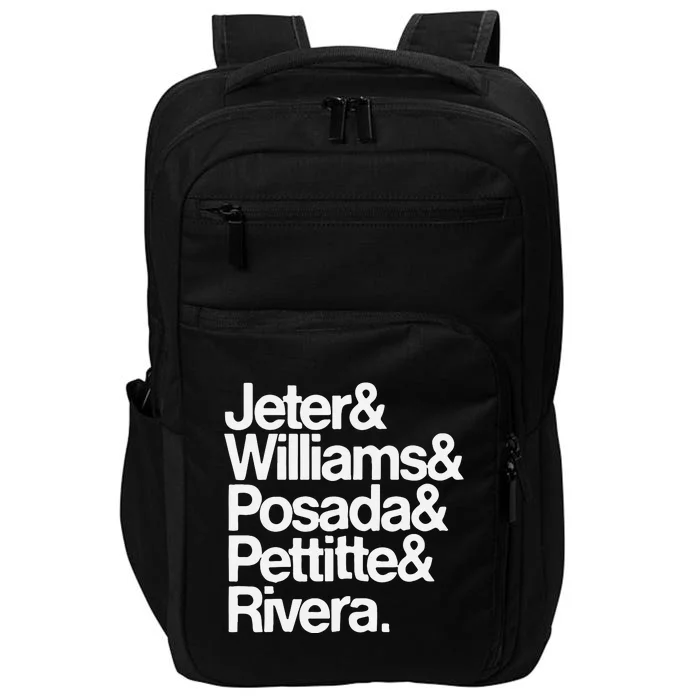 Jeter Williams Posada Pettitte Rivera Impact Tech Backpack