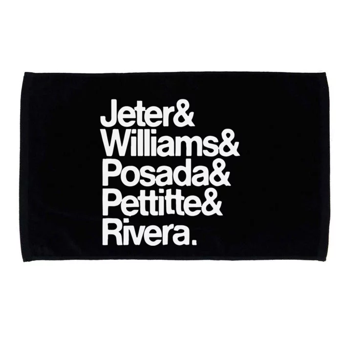 Jeter Williams Posada Pettitte Rivera Microfiber Hand Towel