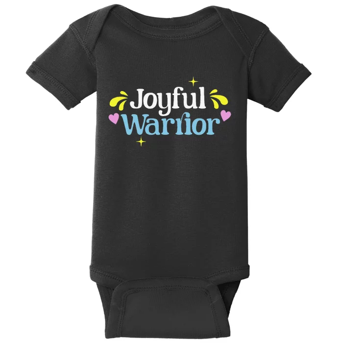 Joyful Warrior President Kamala Harris Tim Walz Waltz 2024 Gift Baby Bodysuit