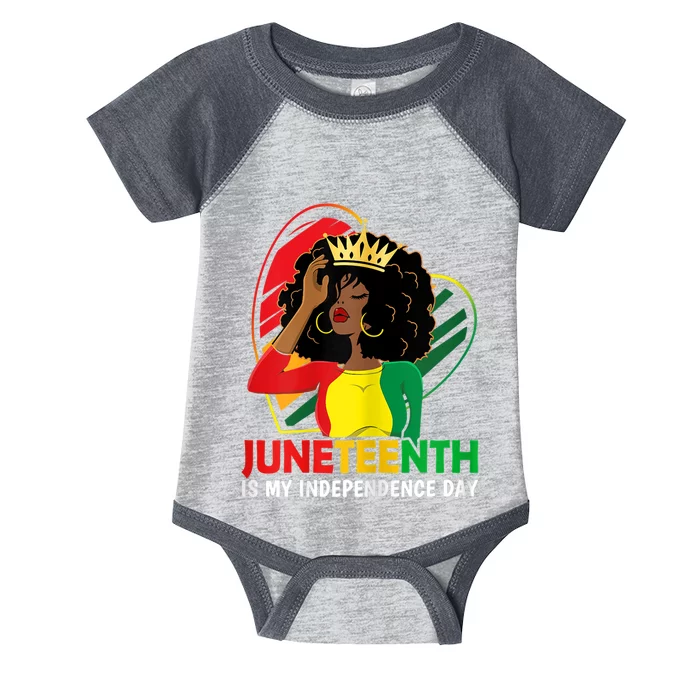 Juneteenth Women Queen African American Black Infant Baby Jersey Bodysuit