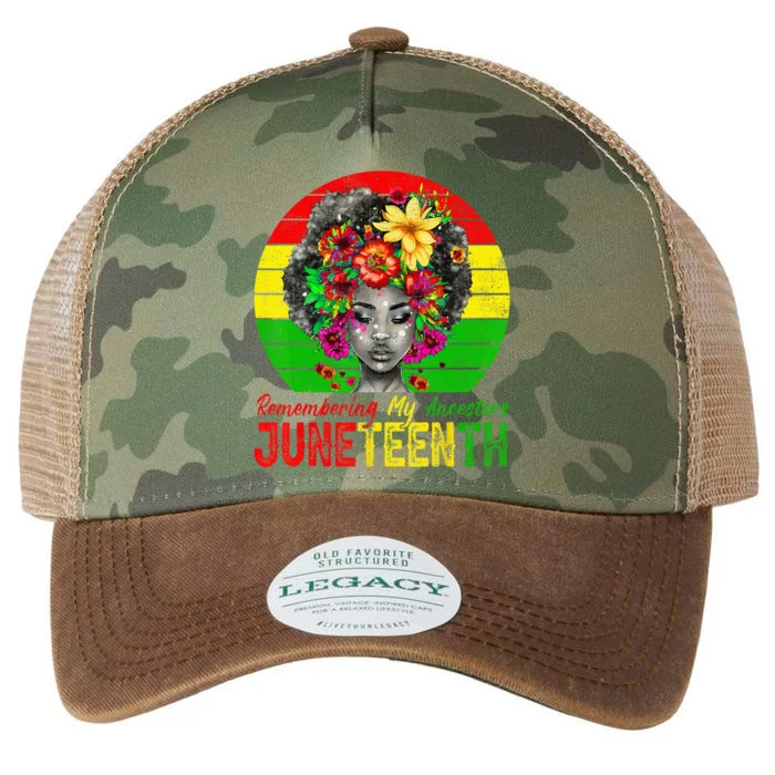 Juneteenth Wo Remembering My Ancestors Black Wo Legacy Tie Dye Trucker Hat