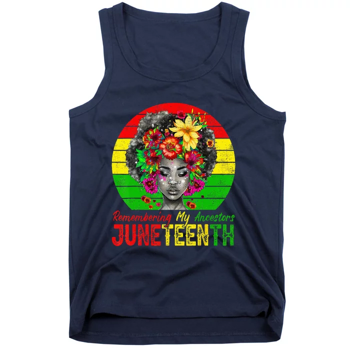 Juneteenth Wo Remembering My Ancestors Black Wo Tank Top