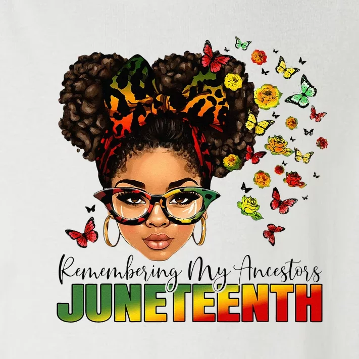 Juneteenth Wo Remembering My Ancestors Juneteenth Toddler Long Sleeve Shirt