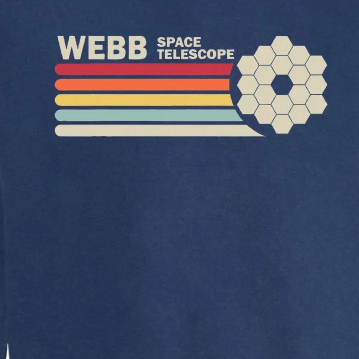 James Webb Space Telescope Retro Jwst Webb Telescope Garment-Dyed Sweatshirt