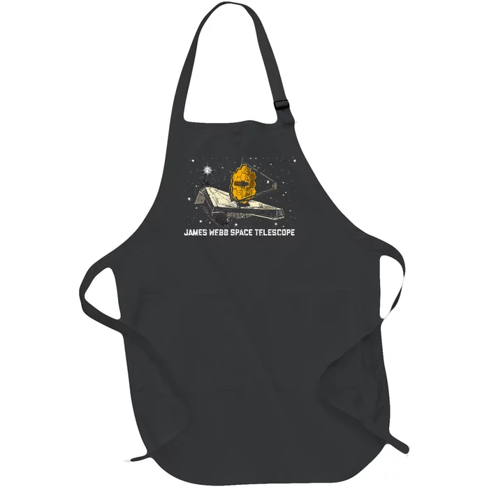 James Webb Space Telescope JWST Astronomy Astrophysics Full-Length Apron With Pocket