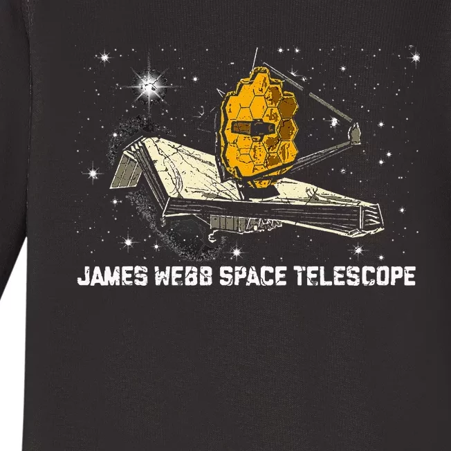 James Webb Space Telescope JWST Astronomy Astrophysics Baby Long Sleeve Bodysuit