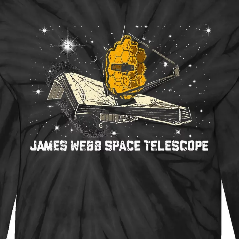 James Webb Space Telescope JWST Astronomy funny Tie-Dye Long Sleeve Shirt