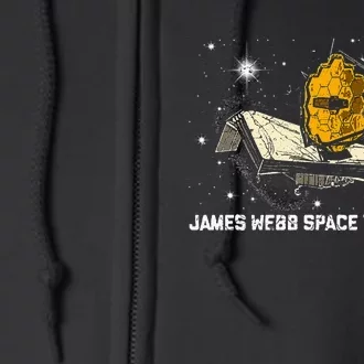 James Webb Space Telescope JWST Astronomy funny Full Zip Hoodie