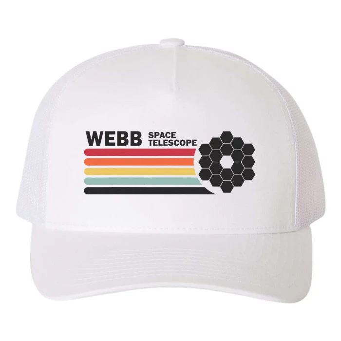 James Webb Space Telescope Retro JWST Webb Telescope Yupoong Adult 5-Panel Trucker Hat