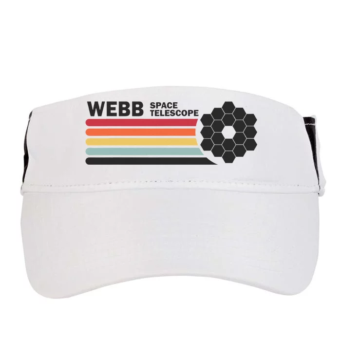 James Webb Space Telescope Retro JWST Webb Telescope Adult Drive Performance Visor