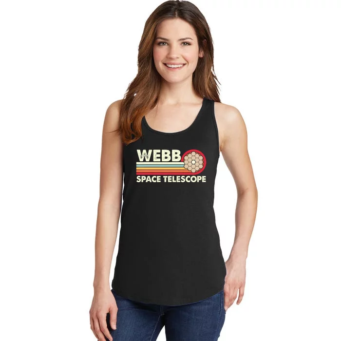 James Webb Space Telescope Retro JWST Webb Telescope Ladies Essential Tank