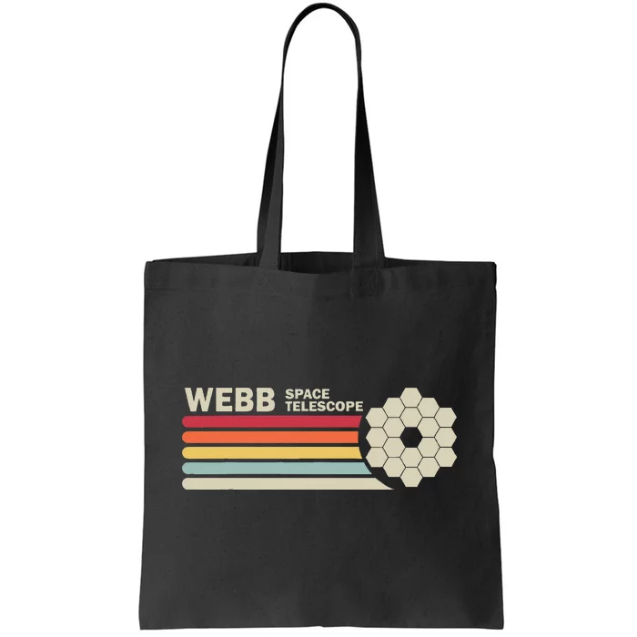 James Webb Space Telescope Retro Jwst Webb Telescope Tote Bag