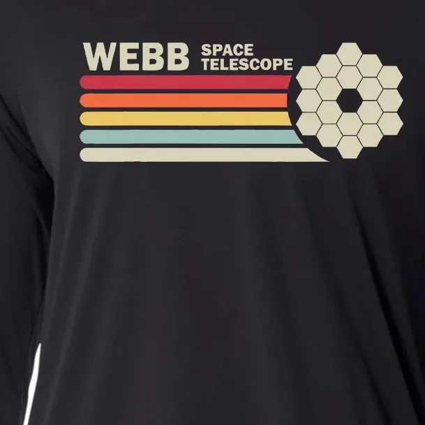 James Webb Space Telescope Retro Jwst Webb Telescope Cooling Performance Long Sleeve Crew