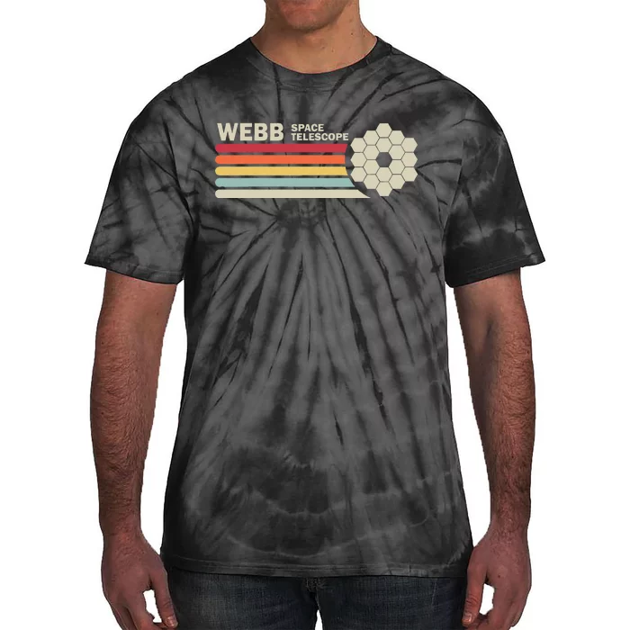 James Webb Space Telescope Retro Jwst Webb Telescope Tie-Dye T-Shirt