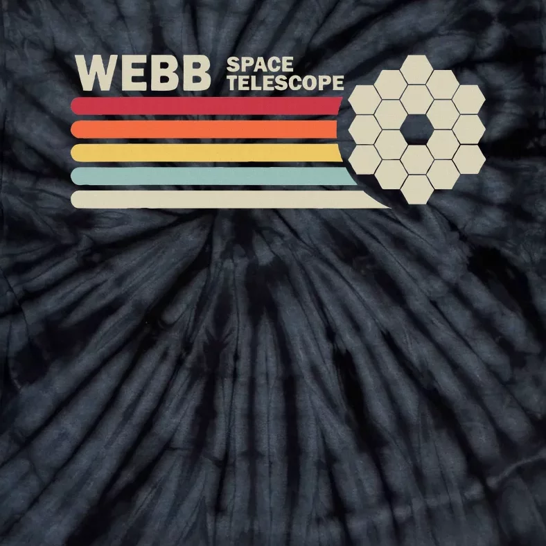 James Webb Space Telescope Retro Jwst Webb Telescope Tie-Dye T-Shirt