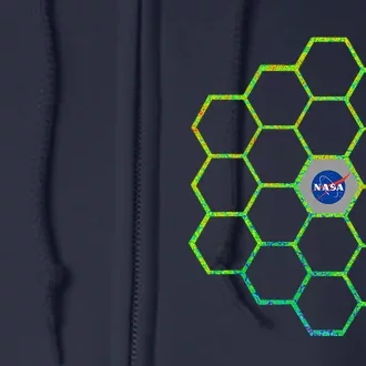 James Webb Space Telescope NASA Logo JWST Full Zip Hoodie