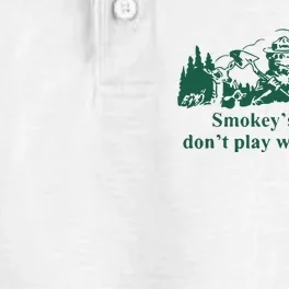 JohnB Wear Smokeys Friends Dont Play With Matches Dry Zone Grid Performance Polo