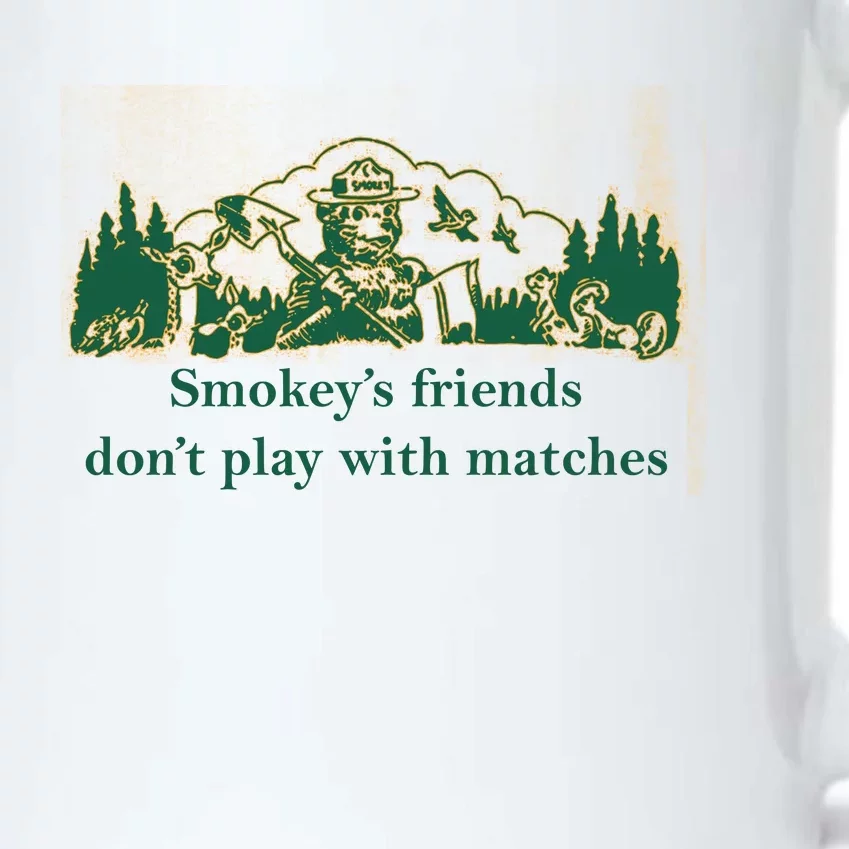 JohnB Wear Smokey’s Friends Don’t Play With Matches Black Color Changing Mug