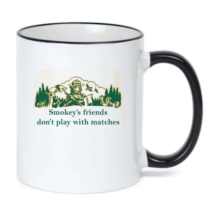 JohnB Wear Smokey’s Friends Don’t Play With Matches Black Color Changing Mug