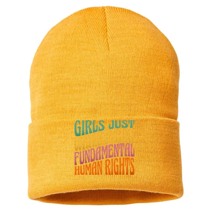 Just Want to Have Fundamental Rights  Equally Sustainable Knit Beanie