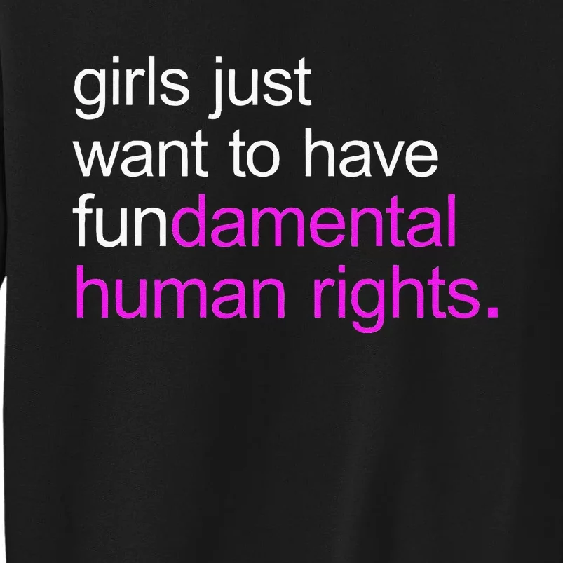 Just Want To Have Fundamental Human Rights Sweatshirt