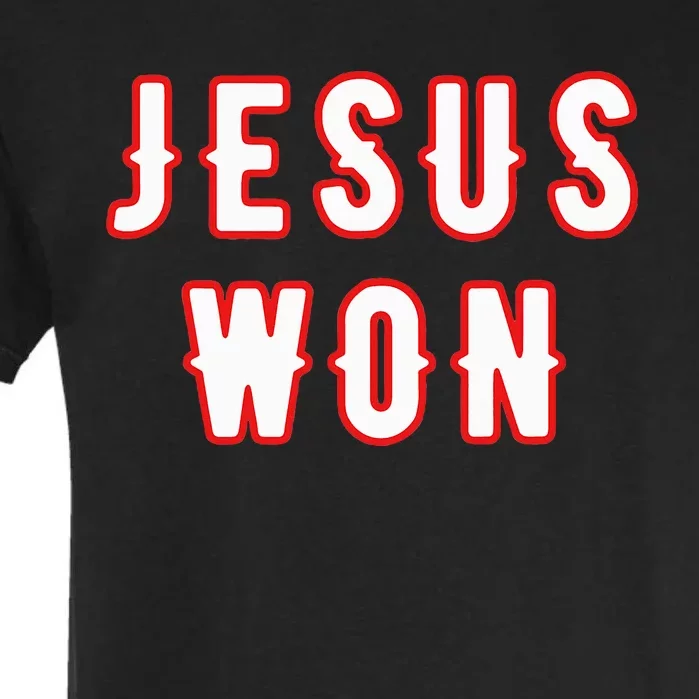 jesus won Texas Garment-Dyed Heavyweight T-Shirt