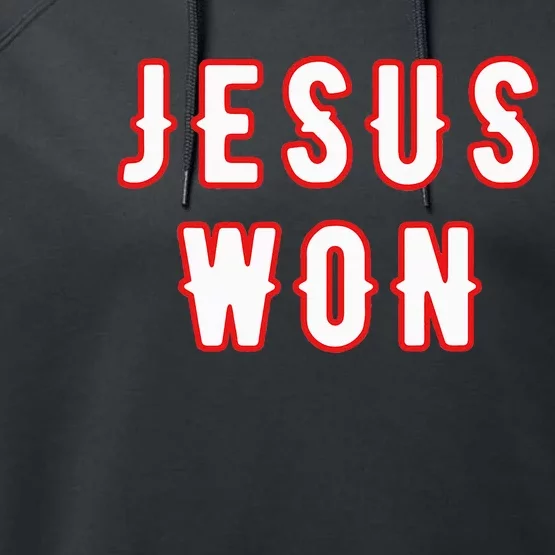 jesus won Texas Performance Fleece Hoodie