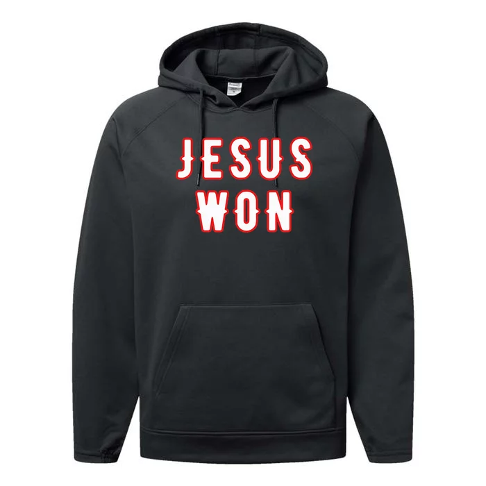 jesus won Texas Performance Fleece Hoodie