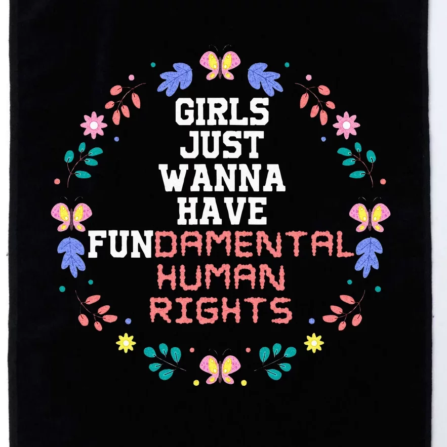 Just Want To Have Fundamental Rights Platinum Collection Golf Towel