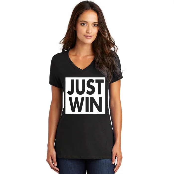 Just Win Team Sports Women's V-Neck T-Shirt