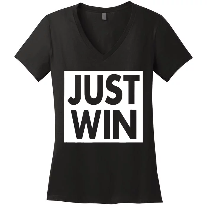 Just Win Team Sports Women's V-Neck T-Shirt