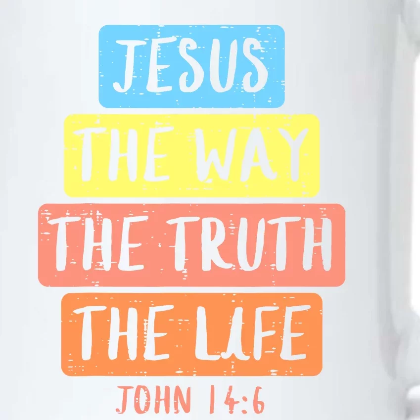 Jesus Way Truth Life John 146 Easter Religious Black Color Changing Mug