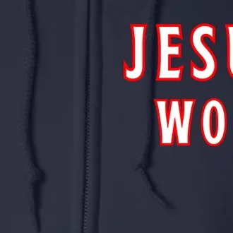 Jesus Won Texas Rangers Full Zip Hoodie