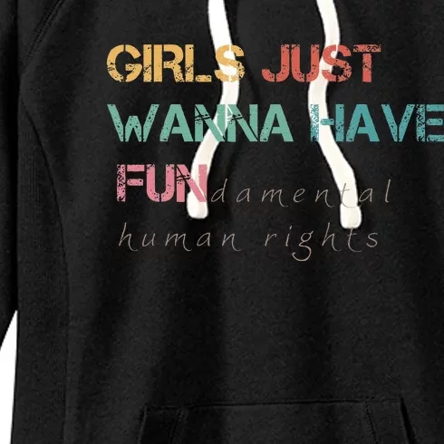 Just Want To Have Fundamental Rights Women's Fleece Hoodie