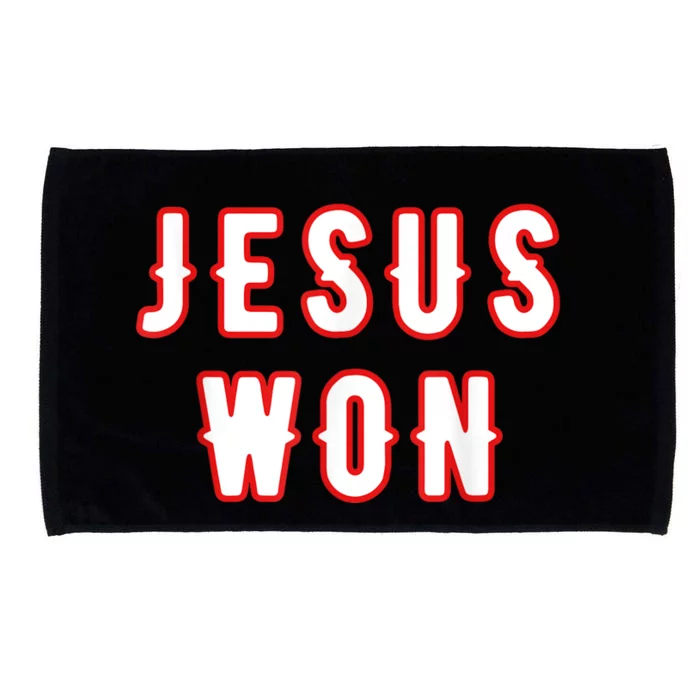 Jesus Won Texas Microfiber Hand Towel