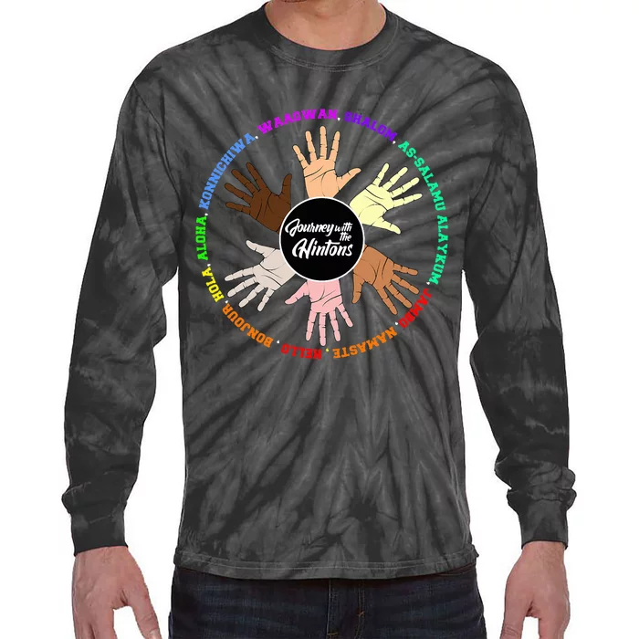 Journey with the Hintons Global Greetings Tie-Dye Long Sleeve Shirt