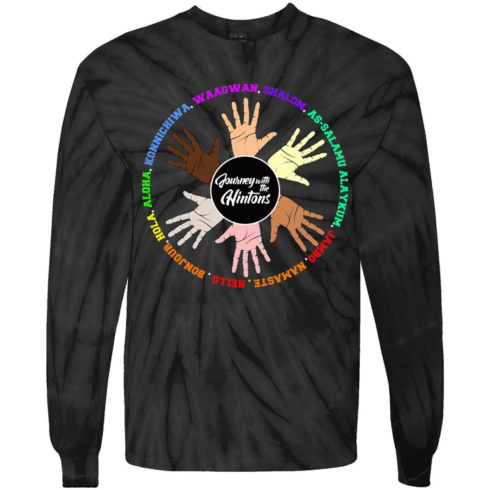 Journey with the Hintons Global Greetings Tie-Dye Long Sleeve Shirt