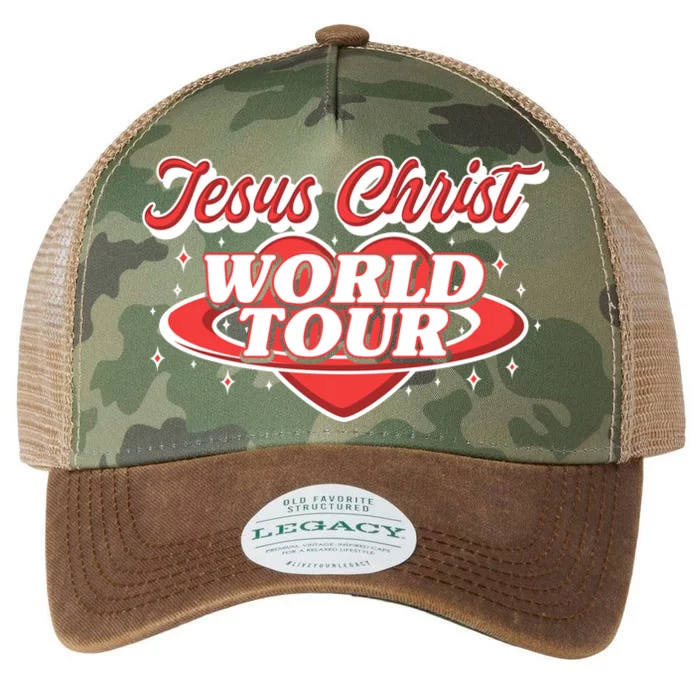 Jesus World Tour Christian Music Faith Concert Front & Back Legacy Tie Dye Trucker Hat