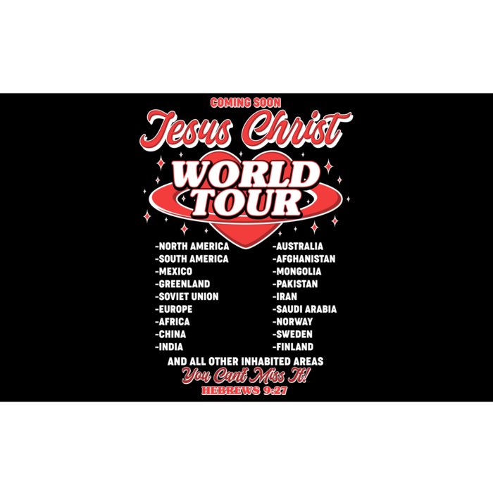 Jesus World Tour Christian Music Faith Concert Bumper Sticker