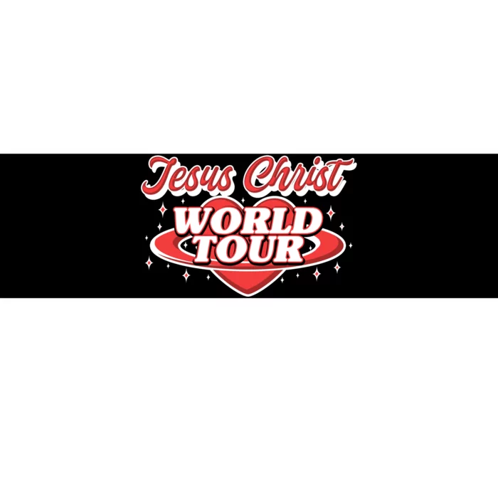 Jesus World Tour Christian Music Faith Concert Bumper Sticker