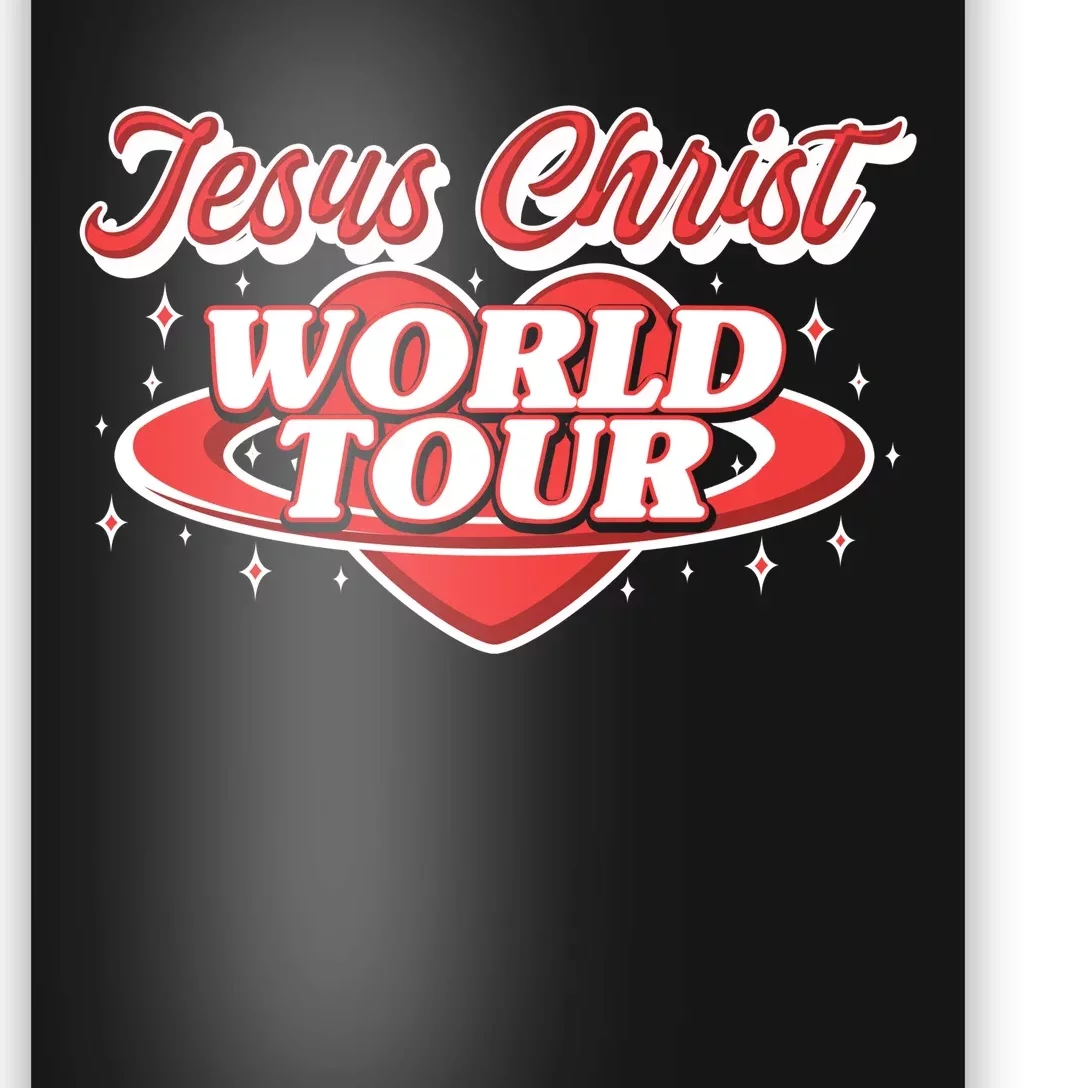 Jesus World Tour Christian Music Faith Concert Front & Back Poster